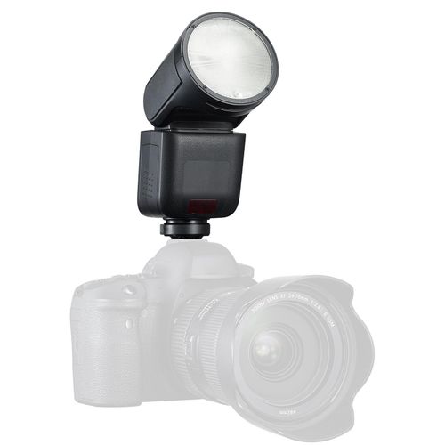 Godox V1mid N Kamerablitz mit TTL- und High-Speed-Sync-Funktion, Li-Ionen-Akku, tragbarer Blitz, passend für Nikon-DSLR-Kameras, EU-Stecker