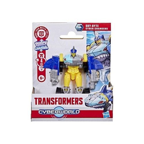 Transformers Cyberworld 4in Figure Cyber Changer Sky-Byte