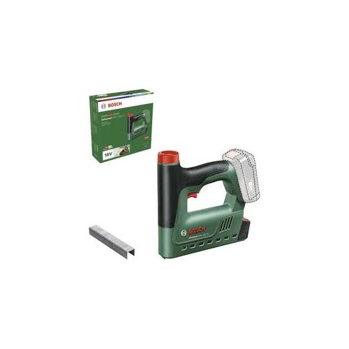 Akku-Tacker BOSCH HOME & GARDEN "UniversalTacker 18V-14 - solo", grün, B:5,6cm H:21cm L:21,5cm, Tacker, ohne Akku und Ladegerät