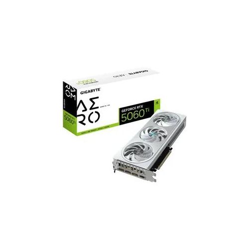 GIGABYTE Grafikkarte "GeForce RTX 5060 Ti AERO OC 16G Grafikkarte – 16 GB GDDR7, 128 Bit, PC", ohne farbbezeichnung, Grafikkarten