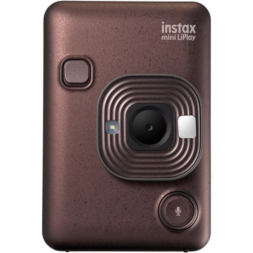 FUJIFILM Sofortbildkamera "INSTAX mini LiPlay", braun (bronze), B:8,25cm H:12,29cm T:3,67cm, Fotokameras