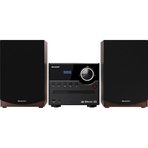 SHARP Audio-System "XL-B517D Mikro", braun, Heimkinosysteme