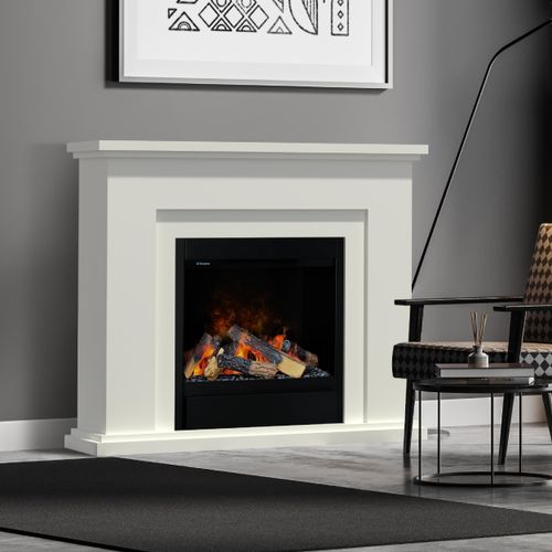 Noble Flame GENUA: schwarz lackierter Stahl (Standard)