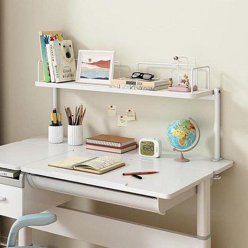 Bürorekklappbarer Organisationsständer - Büroopbergrek - Büroorganisator - C-Klammern-Design - 60cm - Weiß