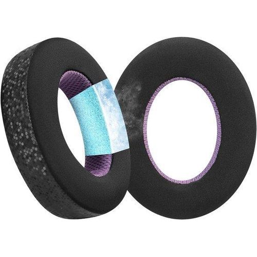 Kopfhörer-Kissen - Magic Ice Gel - 3x3x3 cm - Schwarz/Lila