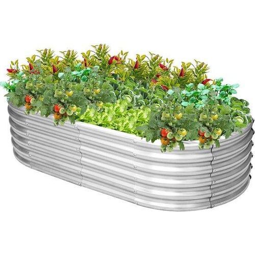 Verzinkte tuinbak 120 x 60 x 30 cm