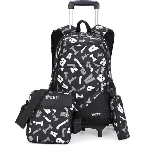 Famanu Trolley-Rucksack 3-in-1 - Blau