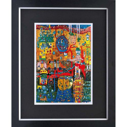 Kunstdruck HUNDERTWASSER