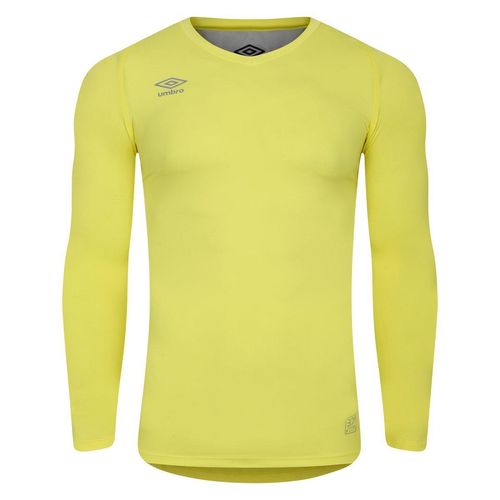 Umbro Heren Elite V Neck Base Layer Top (Citroen tonic)