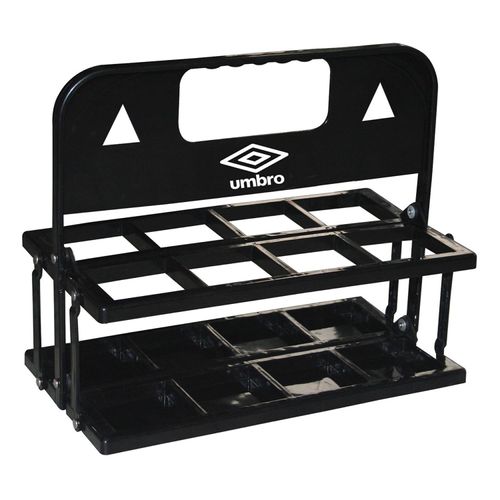 Umbro - Träger für Wasserflaschen, Logo, 8 Flaschen (Schwarz)