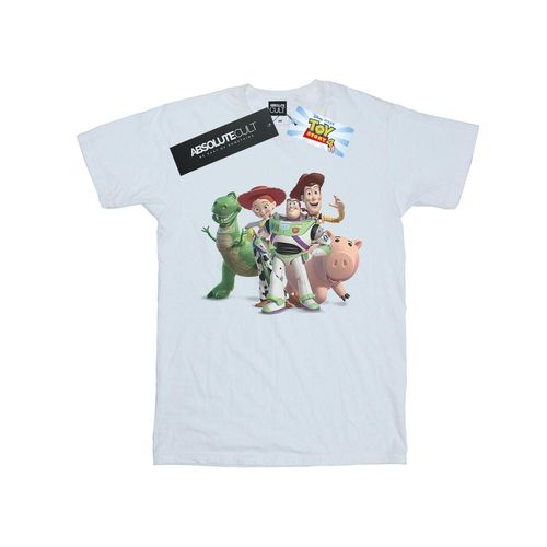 Disney Heren Toy Story 4 Groep T-Shirt (Wit)