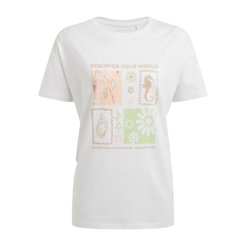 Craghoppers Dames/Dames Yago Ontdek Je Wereld T-Shirt (Wit)