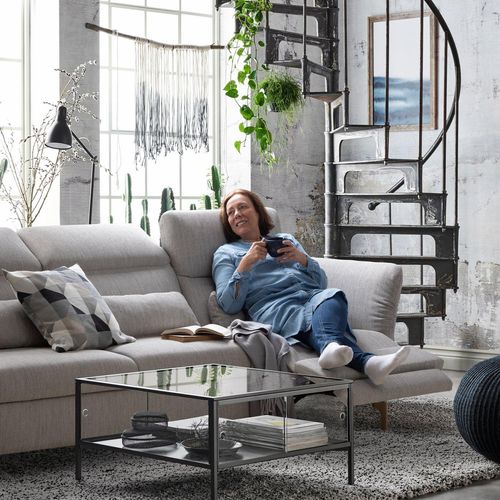 FAMMARP Ecksofa 5-sitzig m elek Ruhesessel
