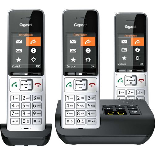 Schnurloses Telefon Gigaset 500A Comfort Trio mit Anrufbeantworter