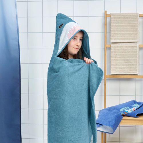 BLÅVINGAD Kapuzenhandtuch