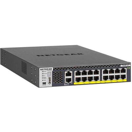 NETGEAR M4300-16X Managed L3 10G Ethernet (100/1000/10000) Power over Ethernet (PoE) 1U Schwarz