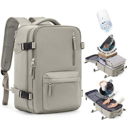 Vakuumreisekoffer mit Vakuumsystem für Damen, Airbag Rucksack, Reisegepäck, Wasserdicht, Kompressionsfähigkeit