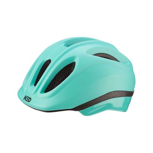Fahrradhelm KED HELMSYSTEME "Kinderhelm MEGGY II TREND, Bright Aqua", blau (türkis), Helme, 100% Erzeugnis unbest Zusammensetzg EuZ., Fahrradhelm