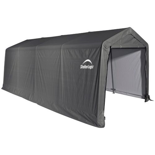 Garage SHELTERLOGIC "Garage-in-a-Box", schwarz, Kunststoff, Stahl, Garagen, sehr schneller Auf- und Abbau, BxTxH: 300x610x240 cm