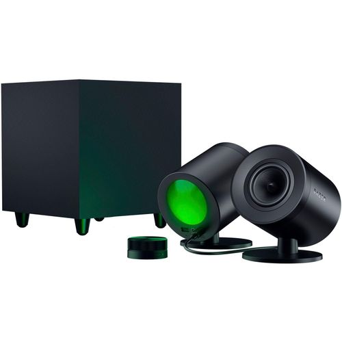 RAZER Gaming-Lautsprecher "Nommo V2 Pro", schwarz, B:13cm H:18,4cm T:18,1cm, Lautsprecher