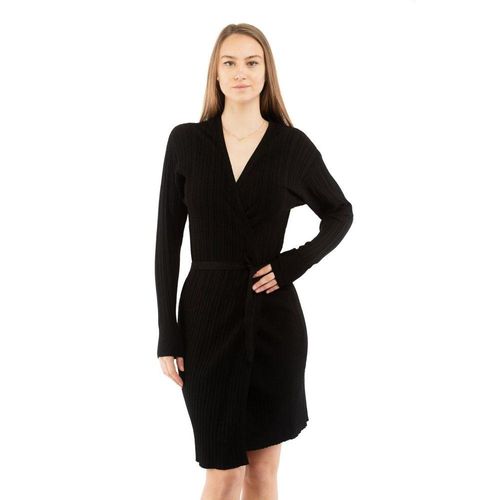 Moschino Schwarzes Viskose Freizeitkleid