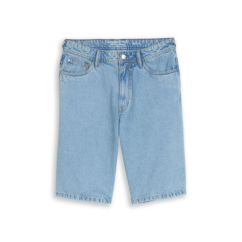 TOM TAILOR DENIM Herren TTWAYLEN RELAXED Jeans Shorts, blau, Uni, Gr. L