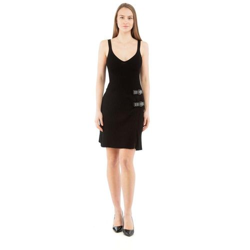Moschino Schwarzes Viskose Freizeitkleid