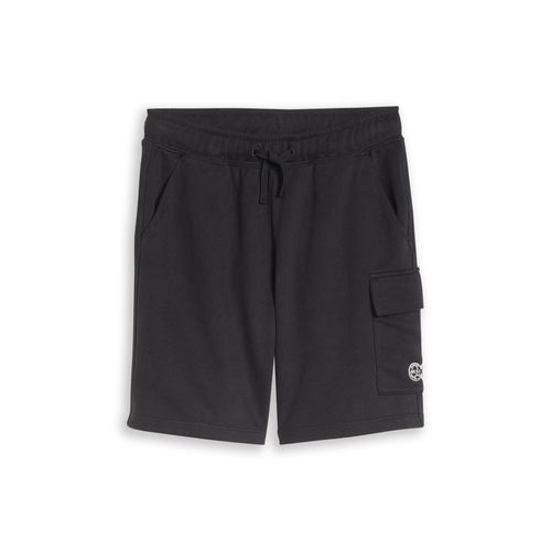 TOM TAILOR Jungen Cargo Sweat-Shorts, grau, Uni, Gr. 170