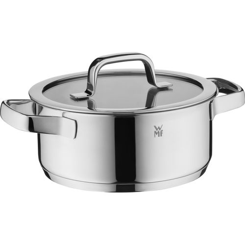 WMF Compact Cuisine Bratentopf mit Deckel, 20 cm, 2,5 l, Rund, Edelstahl, Edelstahl, Edelstahl, Edelstahl