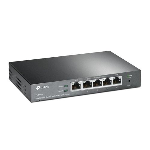 TP-Link TL-R605, Ethernet-WAN, Gigabit Ethernet, Schwarz