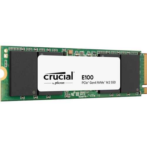Festplatte Crucial E100 2 TB SSD M.2 PCIe Gen4 5000 MB/s Hohe Zuverlässigkeit