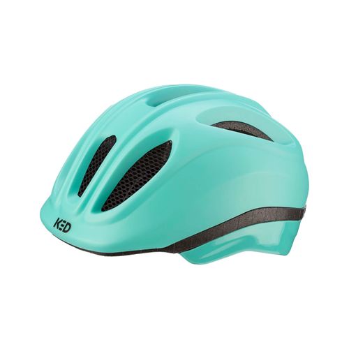 Fahrradhelm KED HELMSYSTEME "Kinderhelm MEGGY II TREND, Bright Aqua", blau (türkis), Helme, 100% Erzeugnis unbest Zusammensetzg EuZ., Fahrradhelm