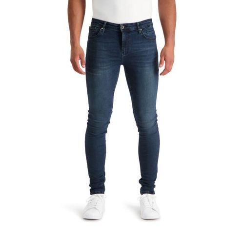 Purewhite W0100 the jone blue denim
