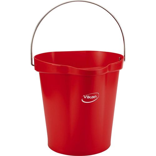 Vikan Eimer, lebensmittelecht, Volumen 12 l, VE 6 Stk, rot