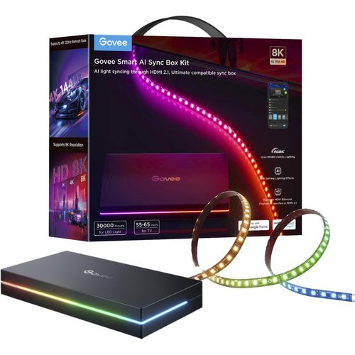 Govee KI Synchronisierungsbox Kit 2, LED-Streifen, (für Fernseher mit