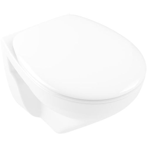 Villeroy und Boch O.novo Wand-WC-Combi-Pack 7667HR01 36x49cm, mit WC-Sitz, Direct Flush, weiß