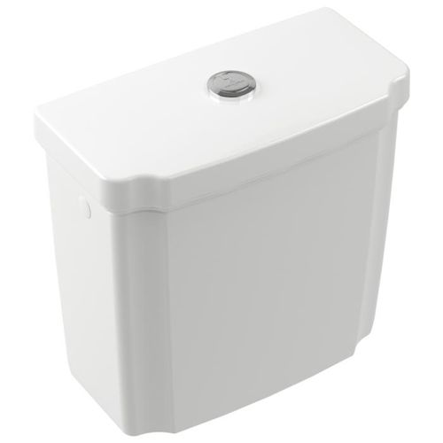Villeroy und Boch Hommage Spülkasten 772111R1 Innengarnitur verchromt, weiß C-plus, mit Duo-Spartaste