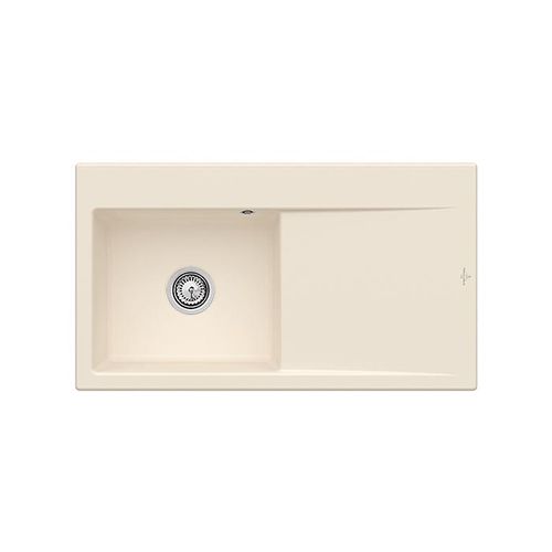 Villeroy und Boch Subway Style 50 Spüle 335200FU Spülbecken links, 900 x 510 mm, ivory CeramicPlus