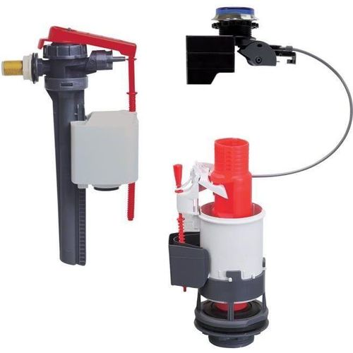 Wirquin WC Mechanismus Jollyfill mit elektronischem Anti-Wasser-Hammer Seitenmontage