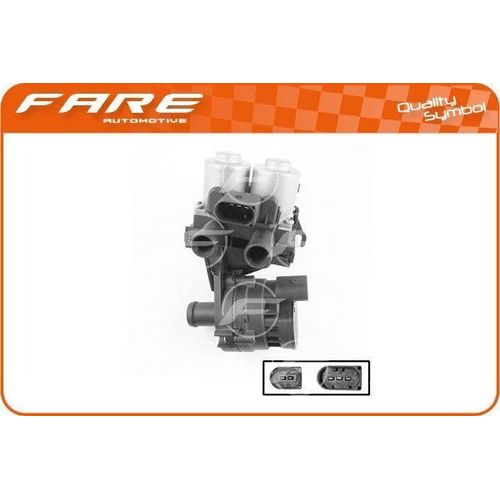 FARE SA Kühlmittelregelventil Kühlmittelabsperrventil 15150 für AUDI A6 Avant (4F5, C6) 0,75kg