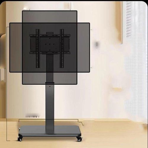 TV-Wagen für 32-75 Zoll, mobil, 40 kg Tragfähigkeit, mit Rollen
