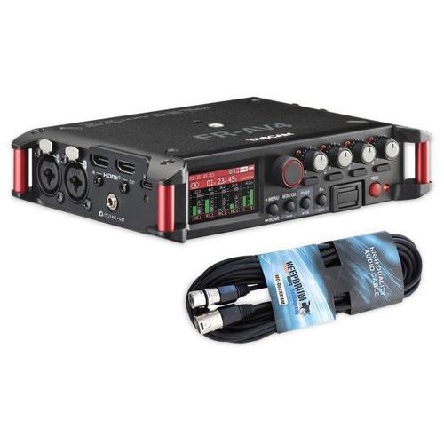 Tascam Audio-Recorder FR-AV4 4-Spur Feldrecorder mit Kabel