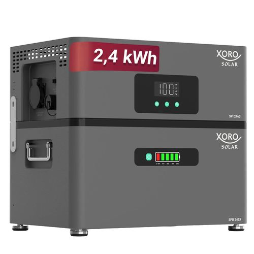 XORO SOLAR ATLAS-D 2.4 kWh Stromspeicher - Erweiterbar bis 12 kWh, AC-gekoppelt