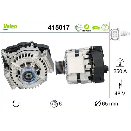 VALEO Startergenerator 415017 für Audi