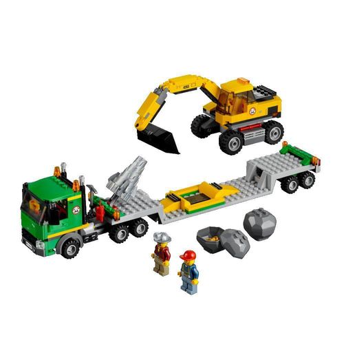 Lego 4203 Grubenbagger mit Transporter