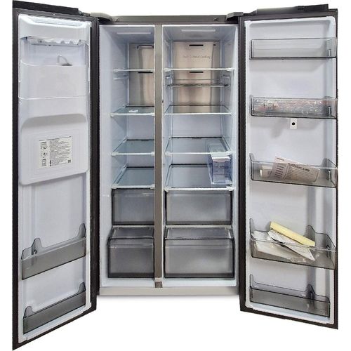 – Samsung RS90F67BEFEF Side-by-Side Kühl-Gefrierkombination