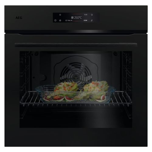 AEG NBU7P60KT Pyrolyse Backofen Matt Black