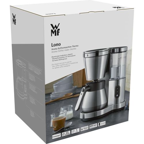 WMF Lono 04.1231.0011 - Filterkaffeemaschine - 1 l - Gemahlener Kaffee - 800 W - Schwarz - Silber
