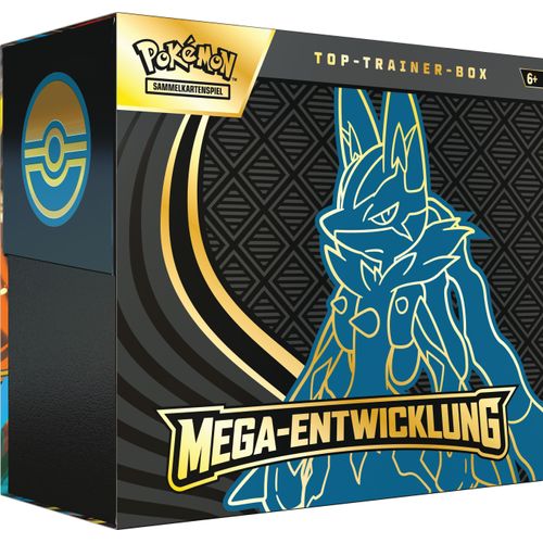 Pokémon Mega-Entwicklungen Lucario Top-Trainer Box Deutsch