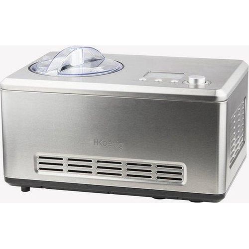 Professionelle Sorbet- und Yoghurt-Eismaschine - 2 Liter - 180W - Schnelle Vorbereitung - Kältehaltungsfunktion - Funktionelle Eismaschine - Soft- und Hart-Eis